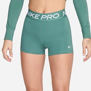 Nike Pro Womens 3" Dri-FIT Training Shorts Biocoastal Extra Small XS CZ9857-361